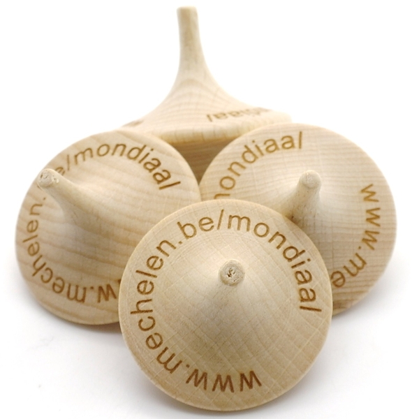 Wooden spinning top - 70% PEFC